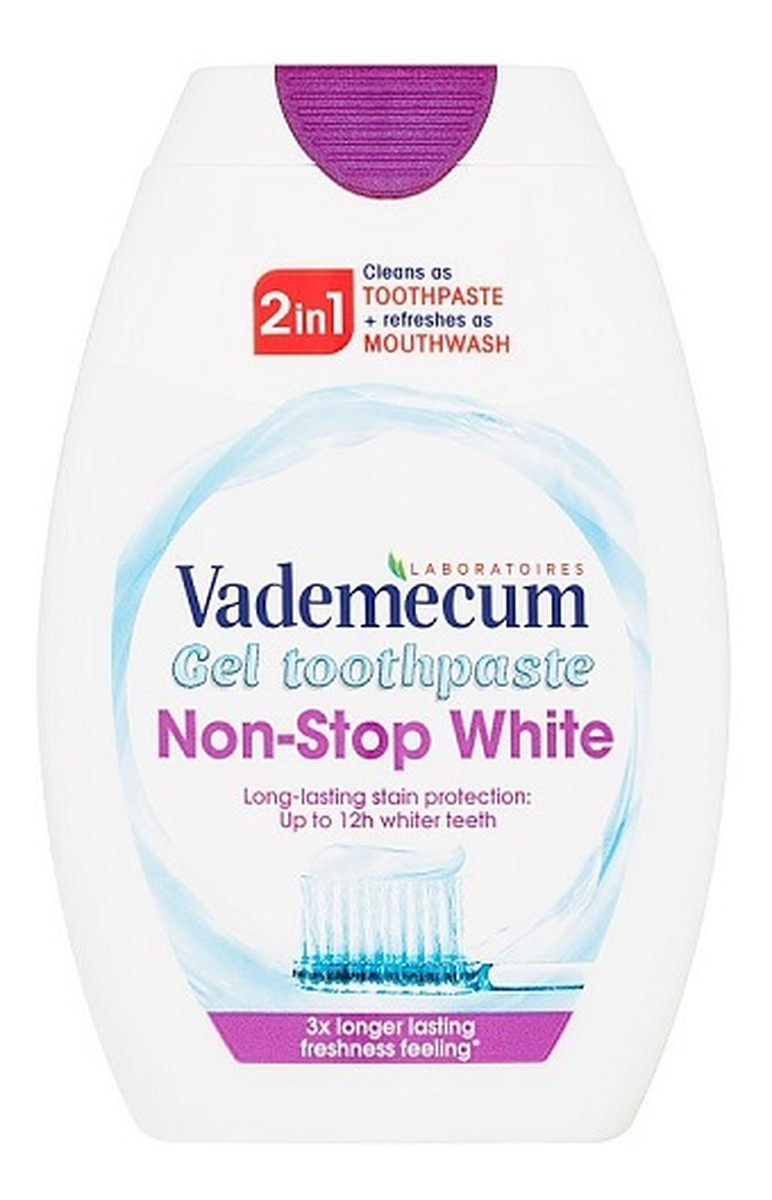 2in1 toothpaste&mouthwash non-stop white pasta do zębów i płyn do płukania jamy ustnej