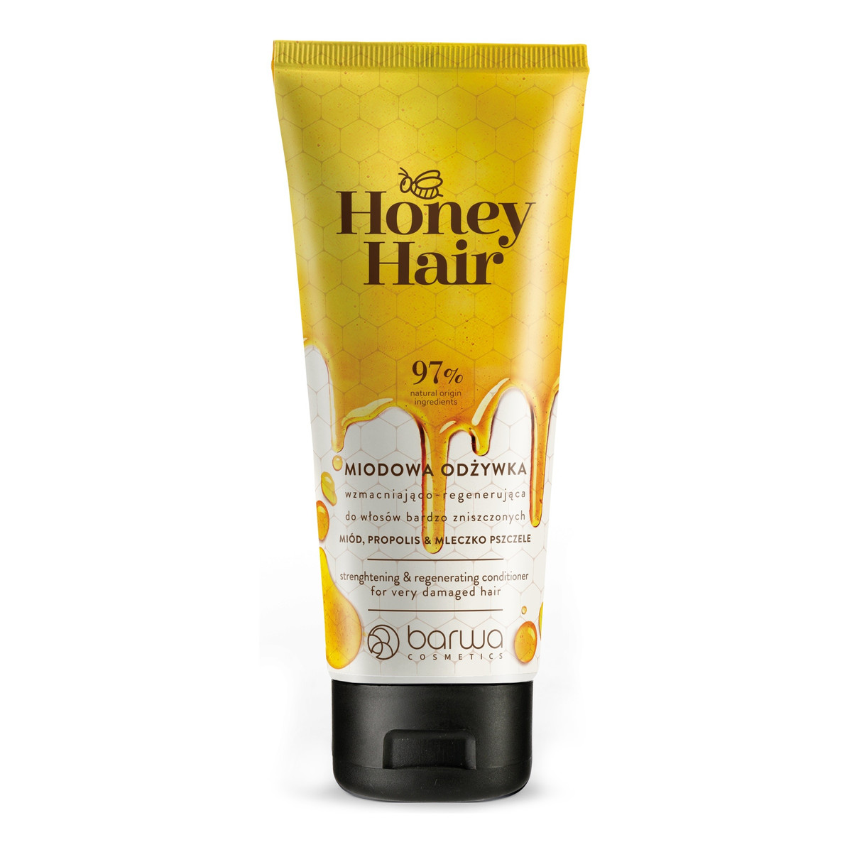 Barwa Honey Hair Odżywka wzmacniająco-regenerująca do włosów bardzo zniszczonych 200ml