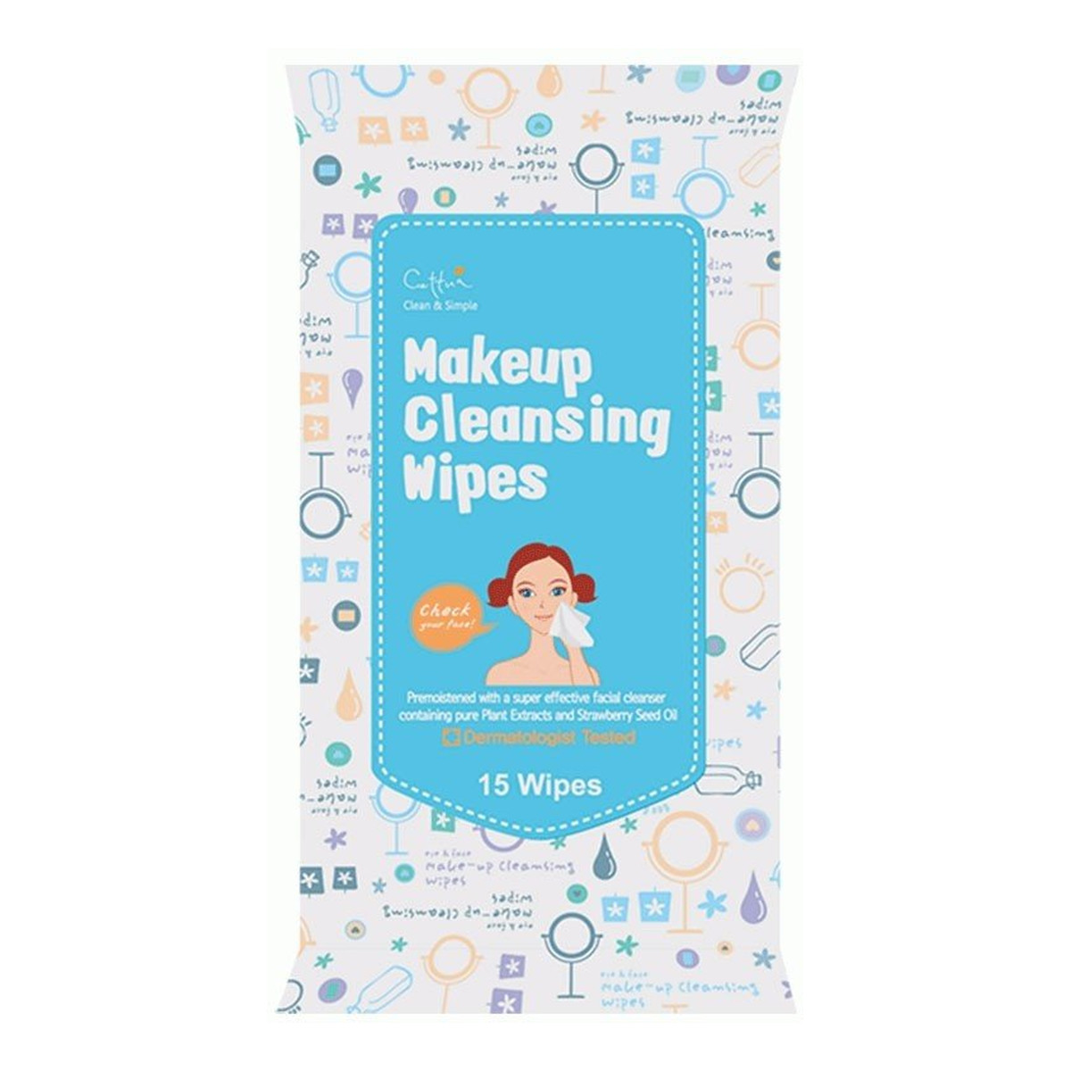 Cettua Makeup Cleansing Wipes chusteczki do demakijażu 15szt