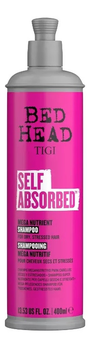 Bed head self absorbed nourishing shampoo odżywczy szampon do włosów suchych i zestresowanych