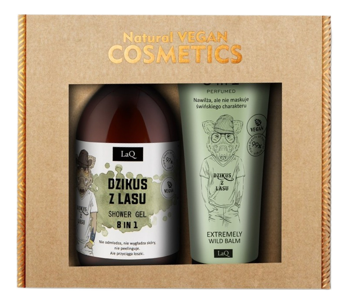 Zestaw żel pod prysznic 500ml + balsam do ciała w tubie 200ml