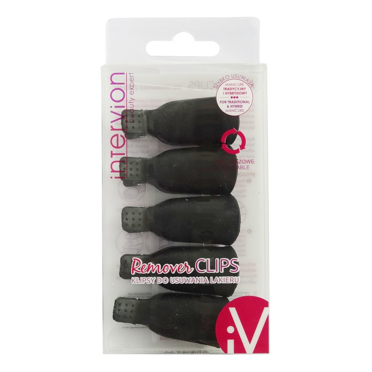 Inter-vion Remover Clips klipsy do zdejmowania lakieru 5szt.