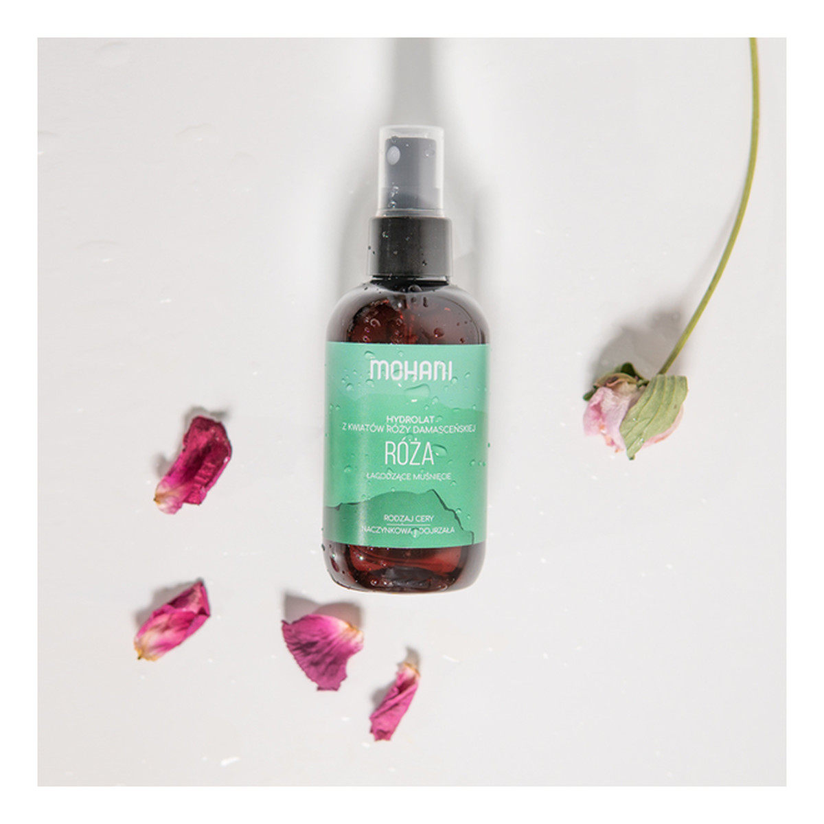 Mohani Hydrolat Różany- Odmładzająca Woda Różana 100ml