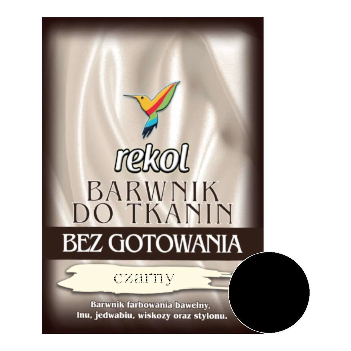 Lazur BARWNIK DO TKANIN CZARNY 15g