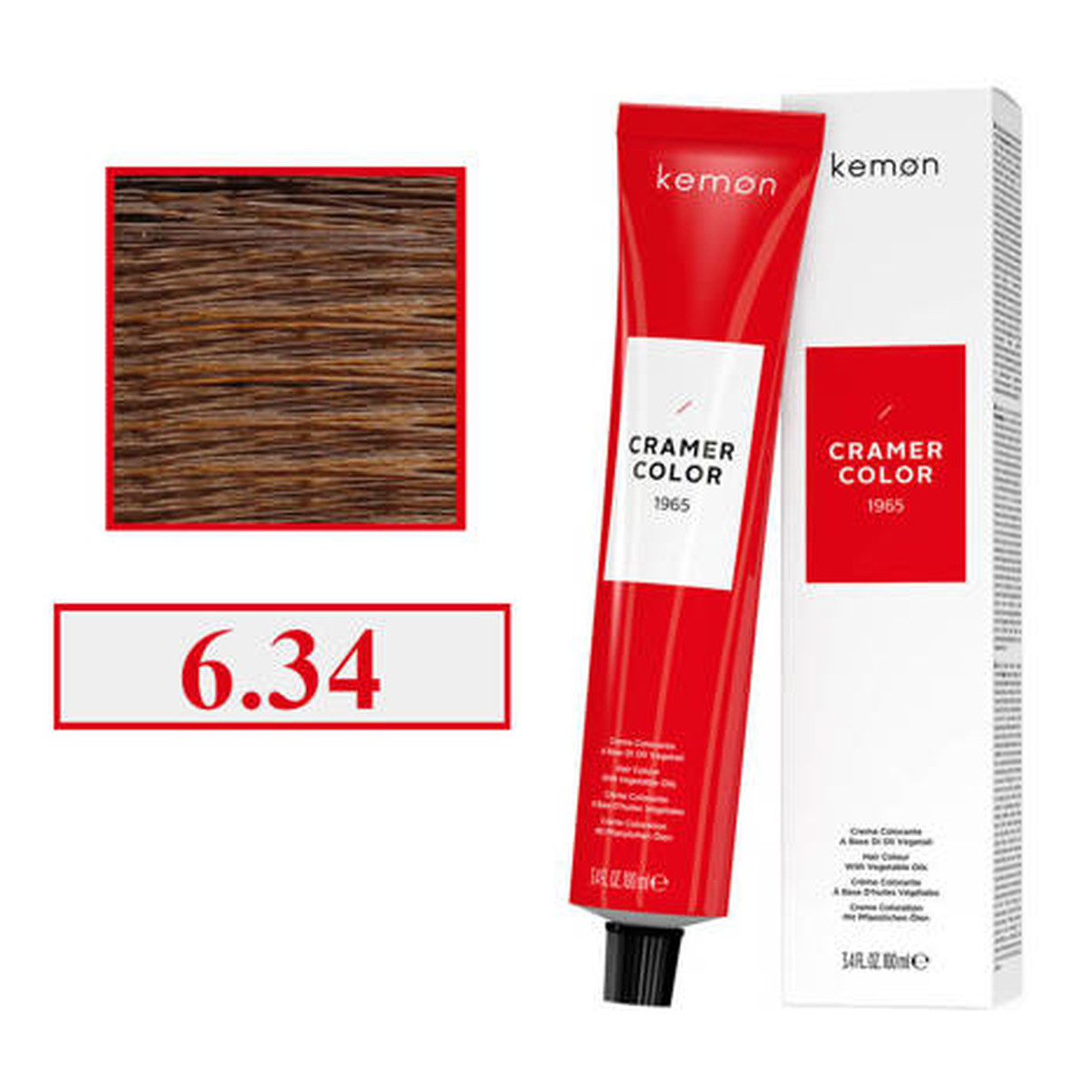 Kemon Cramer Color Kremowa farba do włosów z olejem kokosowym 100ml