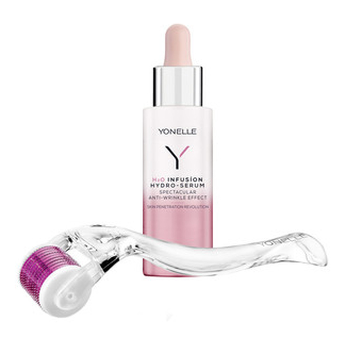 Yonelle Zestaw do twarzy Micro - Needling Treatment Mezoroller + Serum 30ml