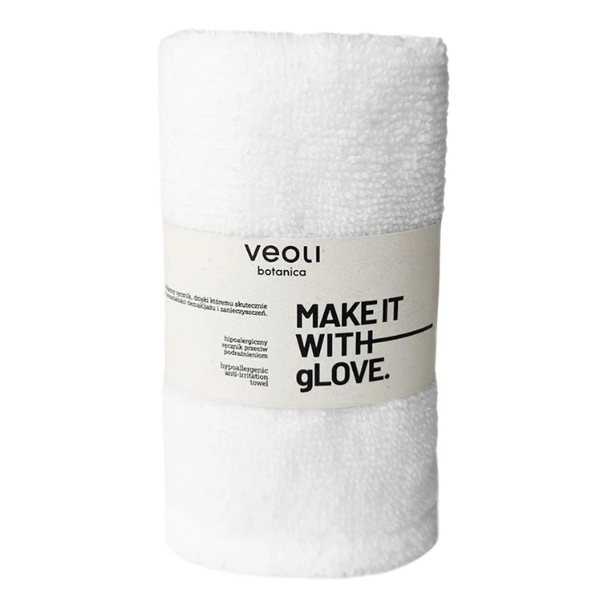 Veoli Botanica Make it with glove hipoalergiczny ręcznik do twarzy