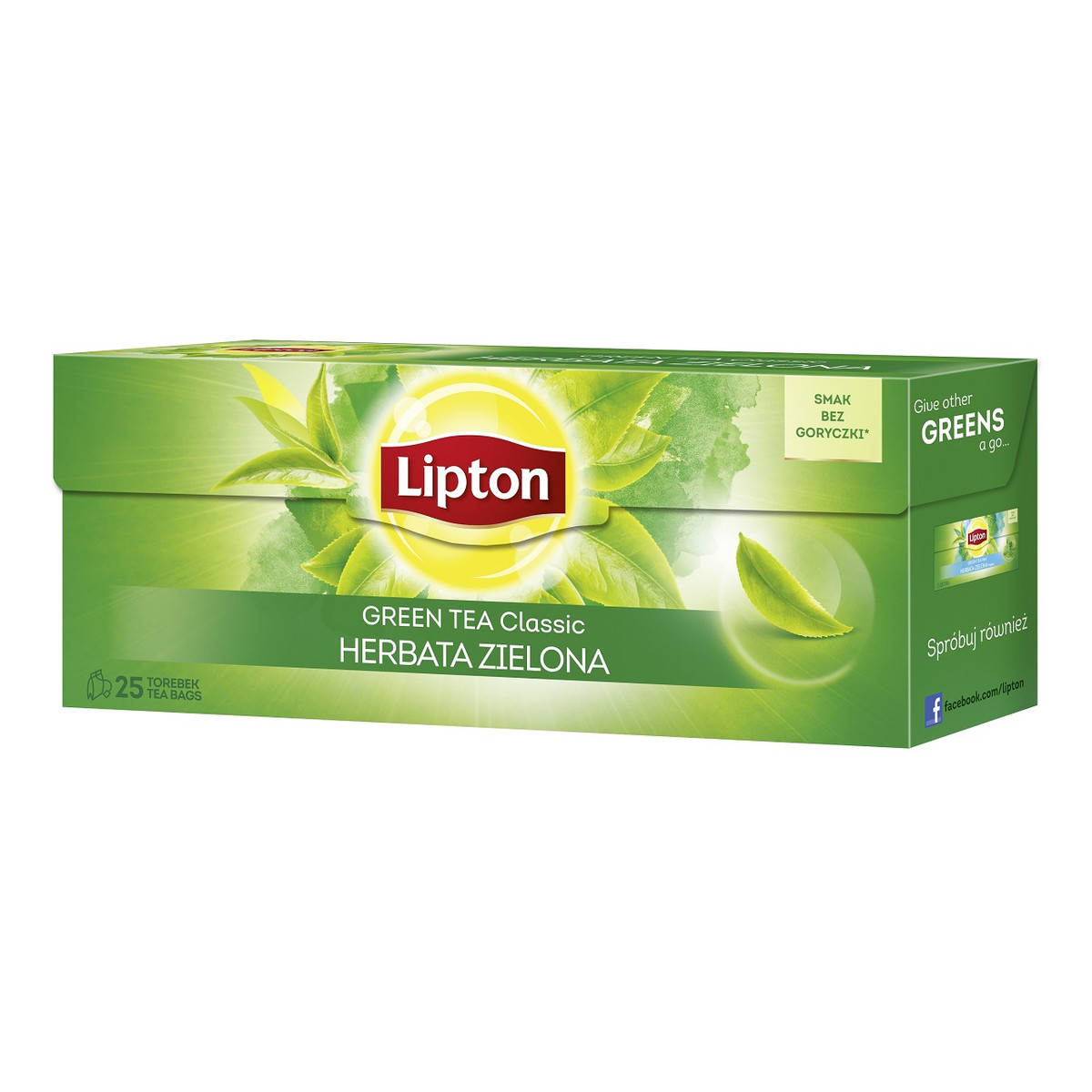 Lipton Green Tea herbata zielona 25 torebek 32g