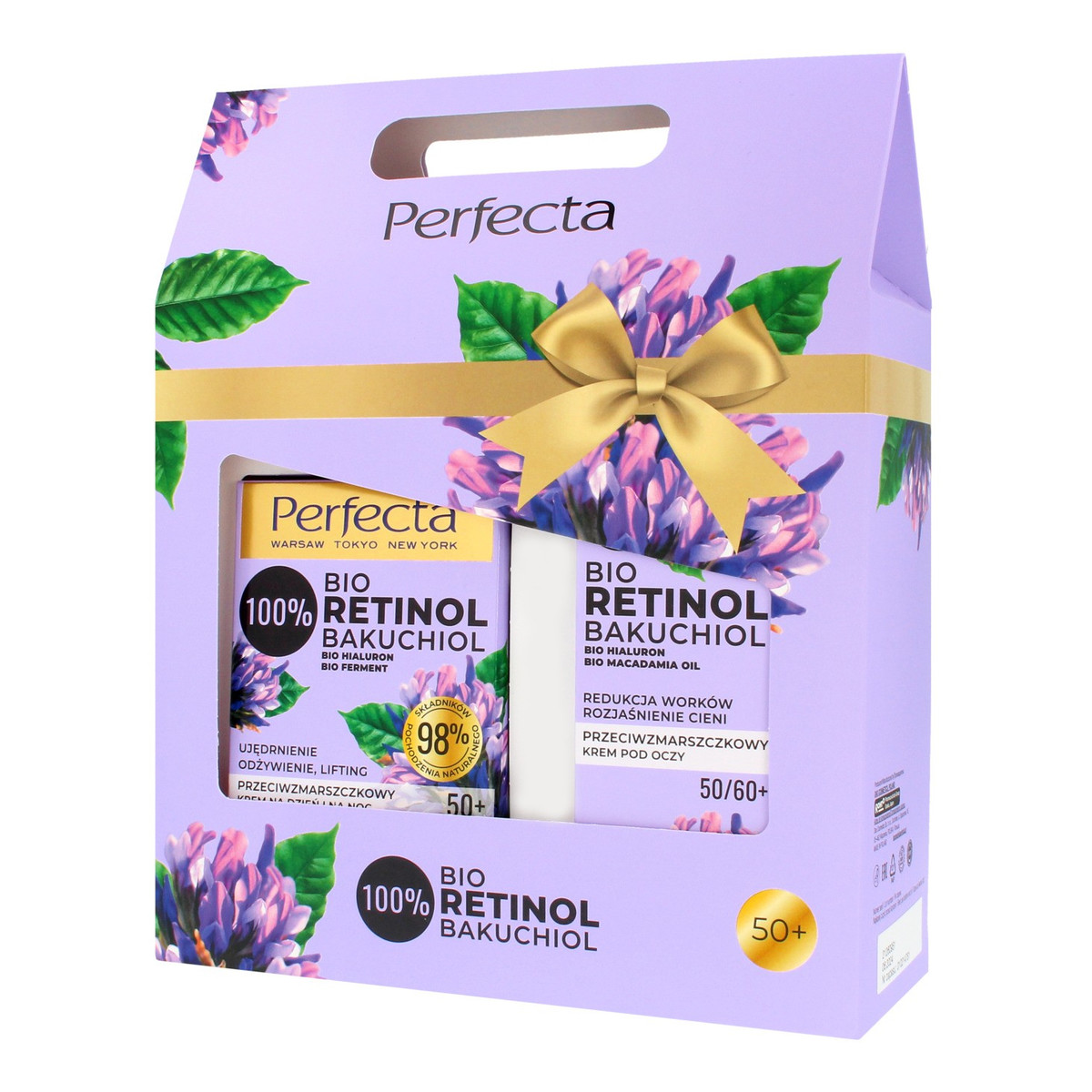 Perfecta Bioretinol Zestaw krem do twarzy 50+ + krem pod oczy