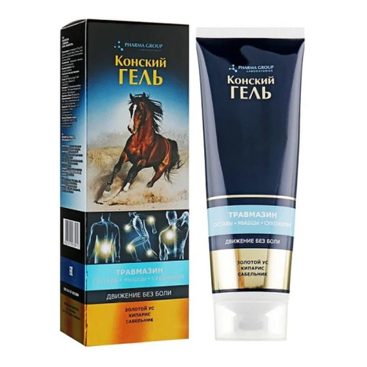 Horse Gel żel do ciała Złoty wąs i cyprys 100ml