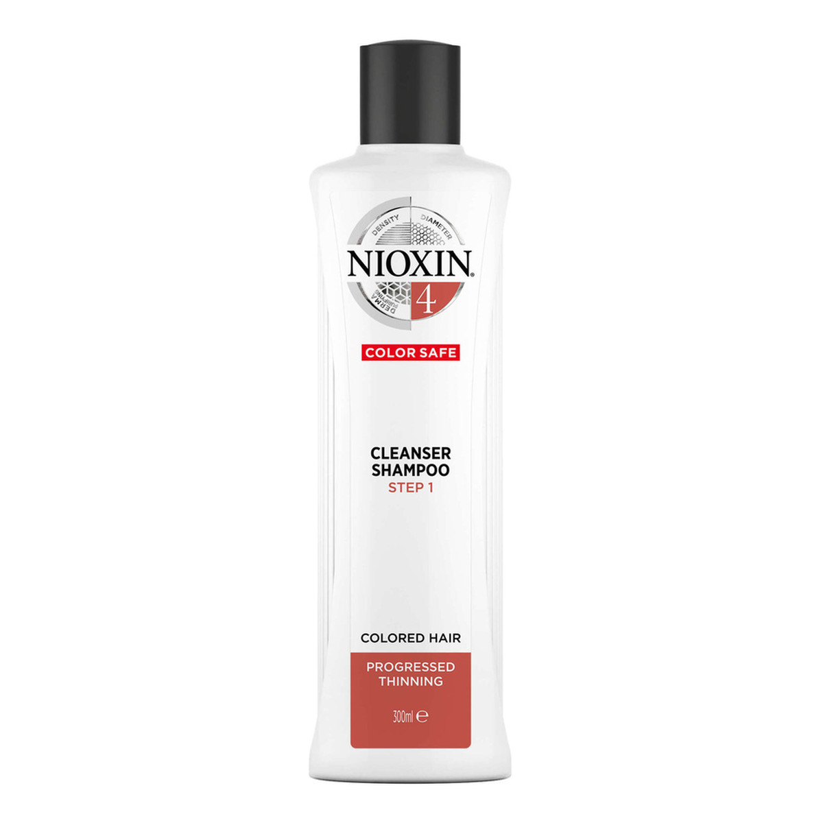 Nioxin System 4 cleanser shampoo oczyszczający szampon do włosów farbowanych znacznie przerzedzonych 300ml