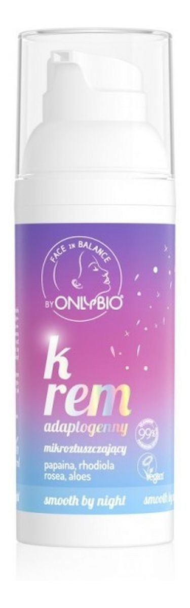 Krem do twarzy adaptogenny mikrozłuszczający