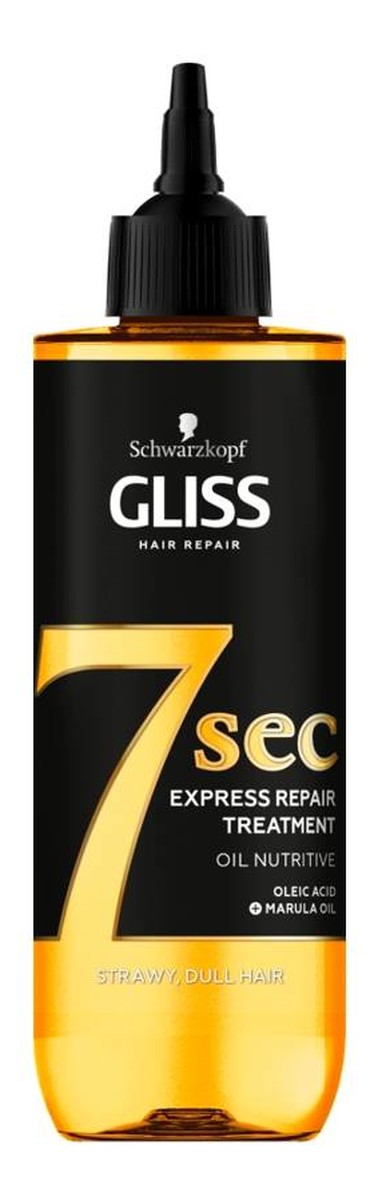 7sec Express Repair Treatment Oil Nutritive ekspresowa kuracja do włosów nadająca miękkości i połysku