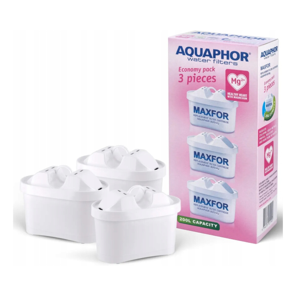 Aquaphor Wkład do dzbanka B25 Mg Maxfor 3szt. Wydajność 200L
