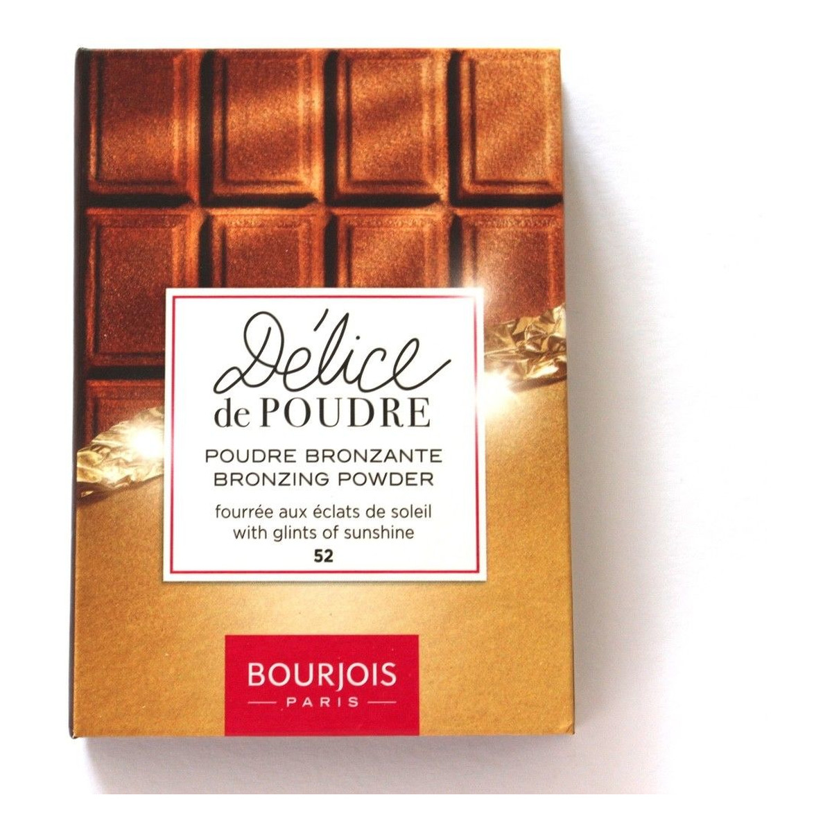 Bourjois Delice de Poudre - 52 Peaux mates Puder brązujący o zapachu czekolady