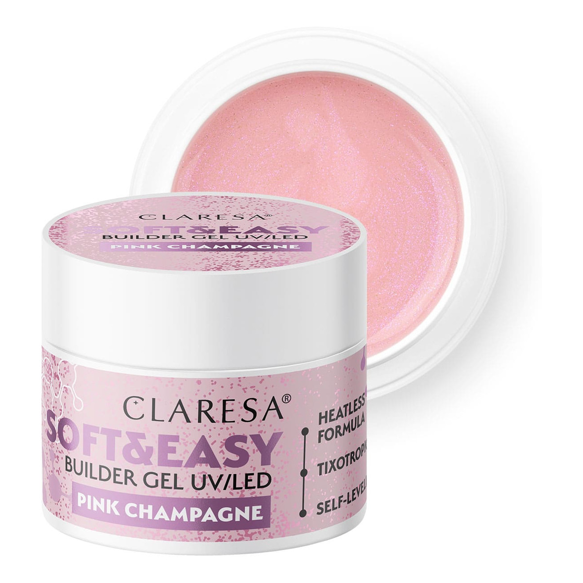 Claresa Soft & Easy Żel budujący do paznokci BUILDER GEL 90g
