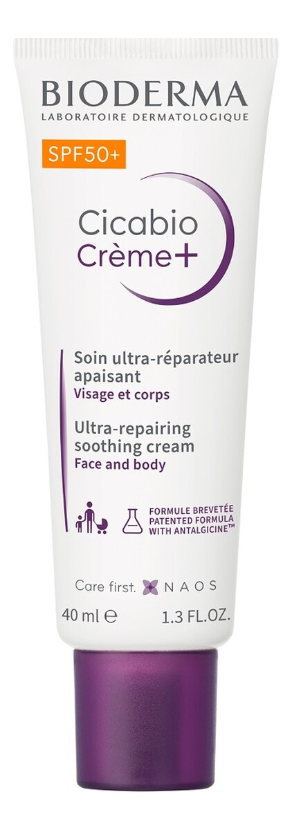 Krem łagodząco-odbudowujący spf50+
