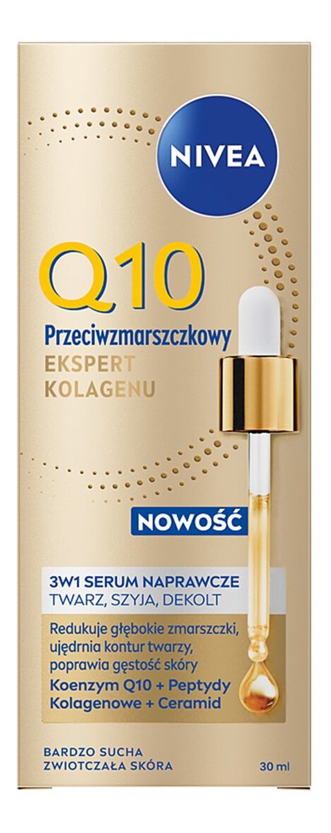 Przeciwzmarszczkowy Ekspert Kolagenu Serum Naprawcze Do Twarzy Szyi Dekoltu