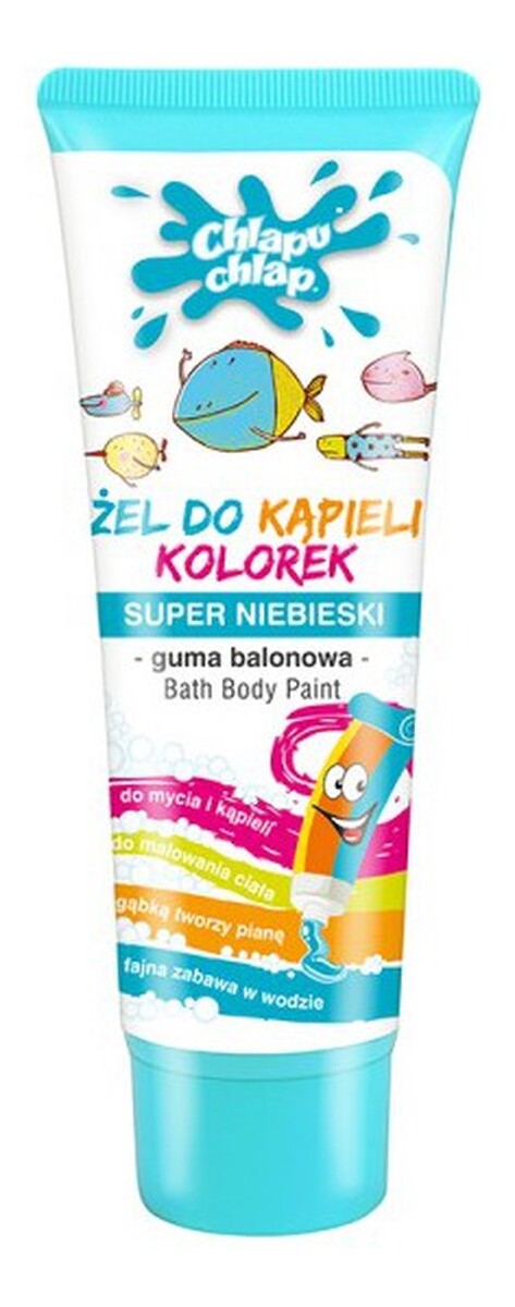 Żel Farbka do kąpieli super niebieski