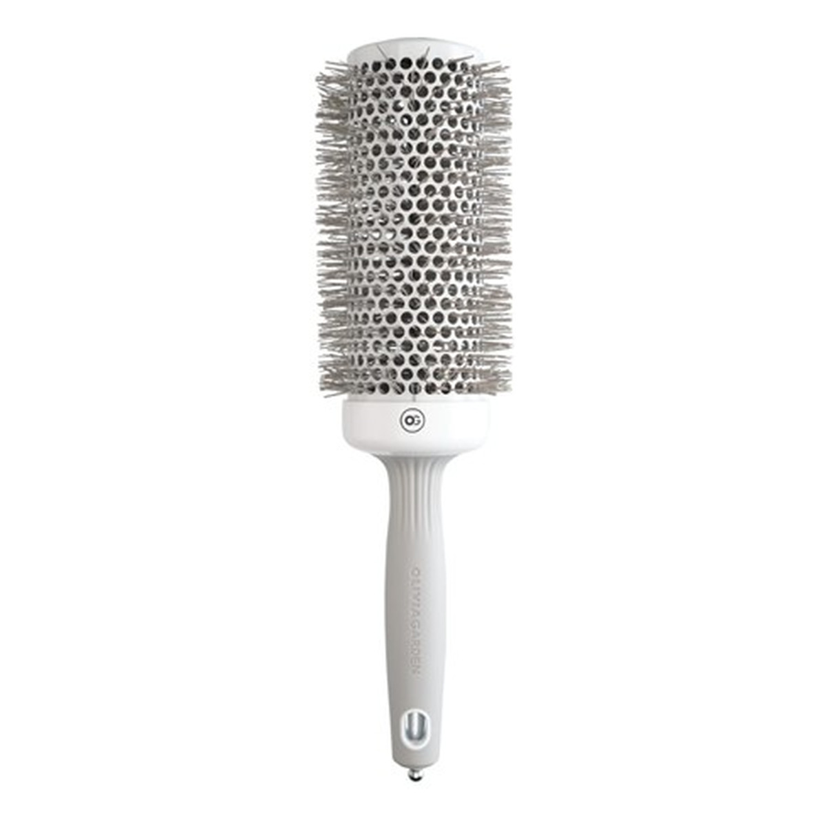 Olivia Garden Expert Blowout Shine szczotka do modelowania i suszenia włosów White/Grey mm