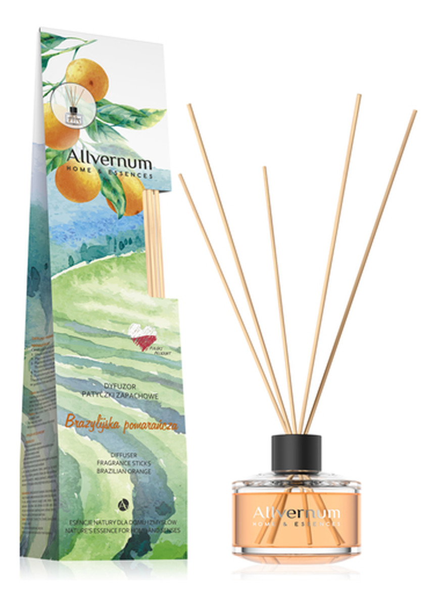 Dyfuzor Patyczki zapachowe Brazylijska Pomarańcza