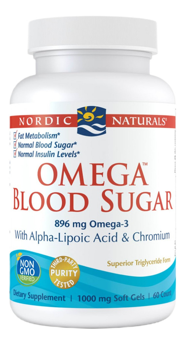 Omega blood sugar suplement diety 60 kapsułek