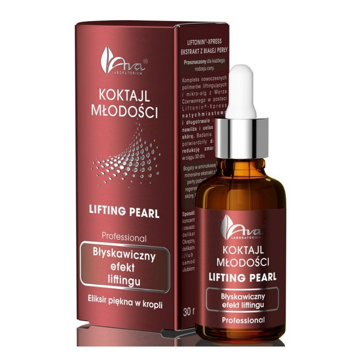 Ava Laboratorium Lifting Pearl Koktajl młodości efekt liftingu 30ml