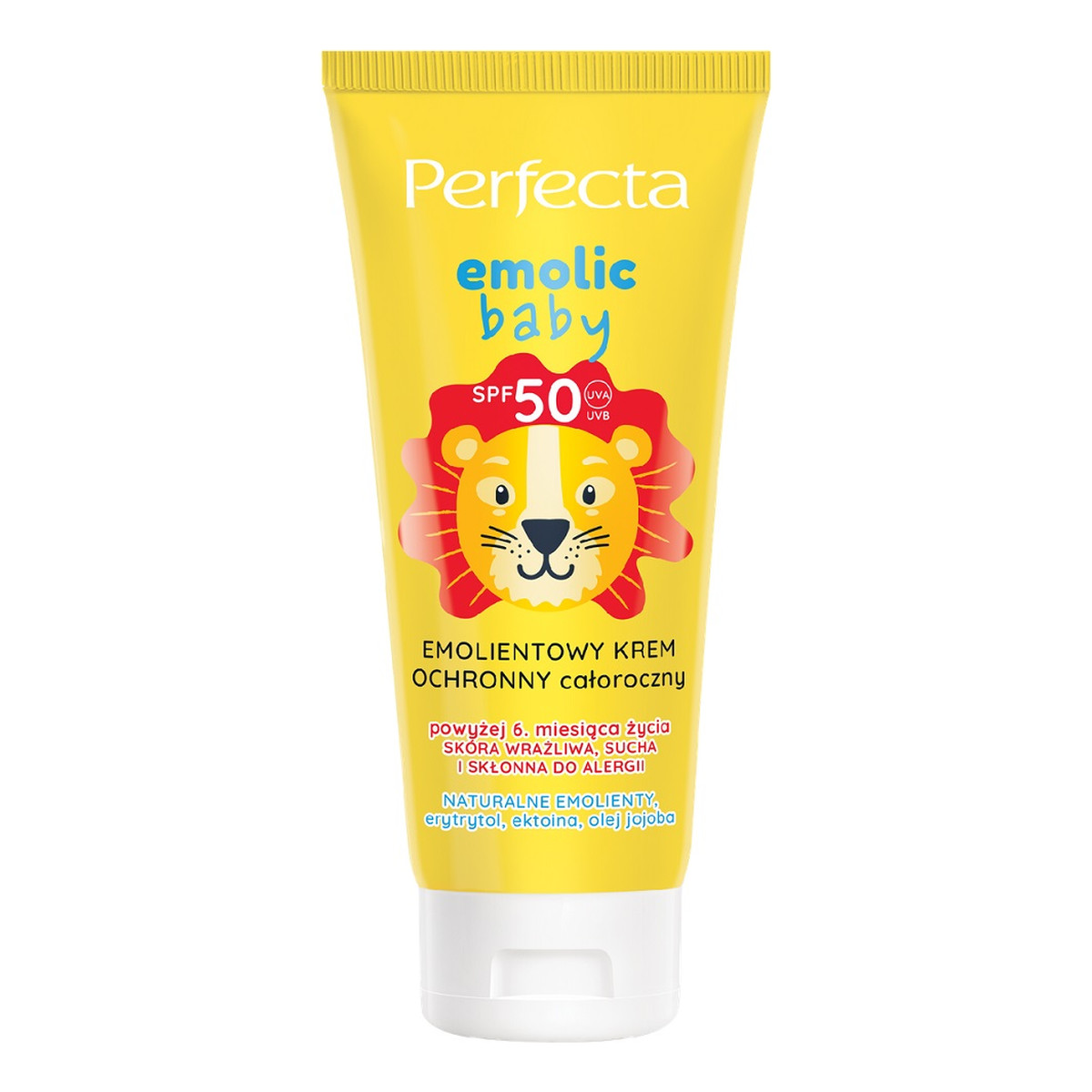 Perfecta Emolic Baby emolientowy Krem ochronny całoroczny spf50 50ml