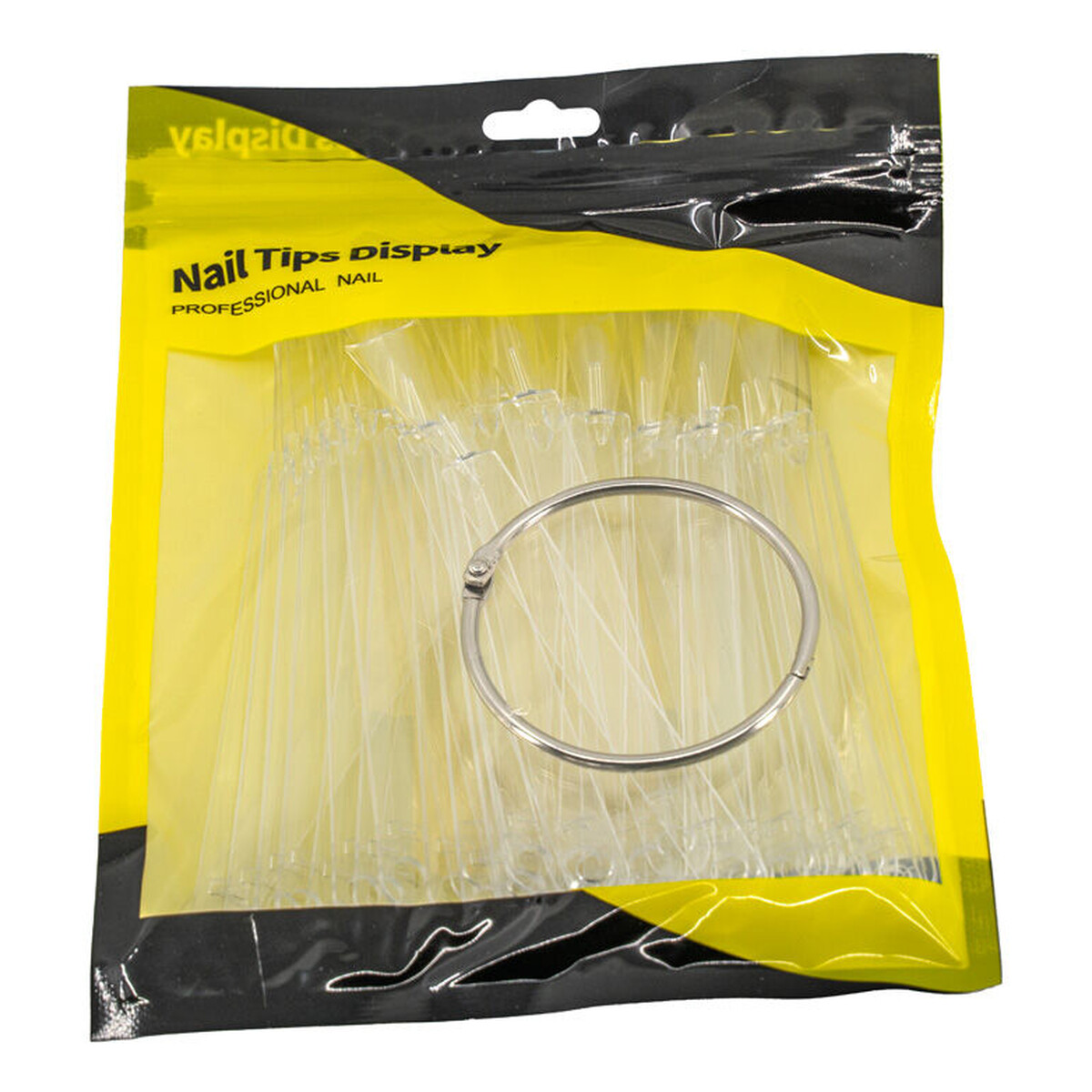 Excellent PRO Sharp clear transparentny wzornik brylok w kształcie odwróconego szpica 50szt