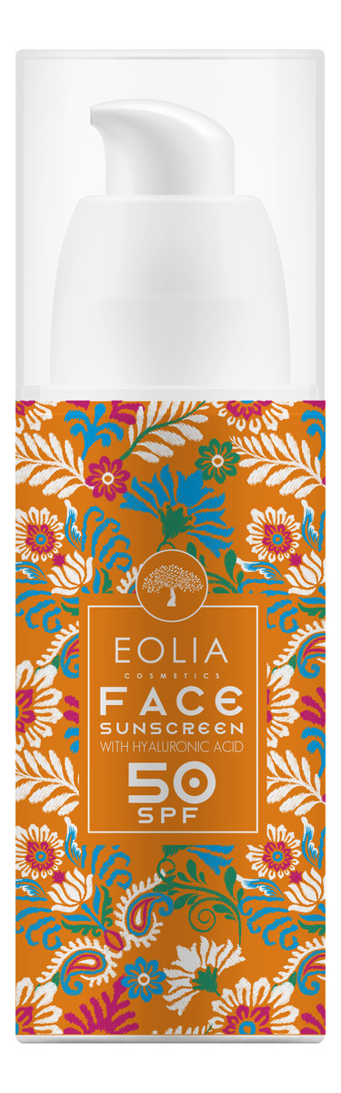 krem do twarzy SPF 50 z kwasem hialuronowym