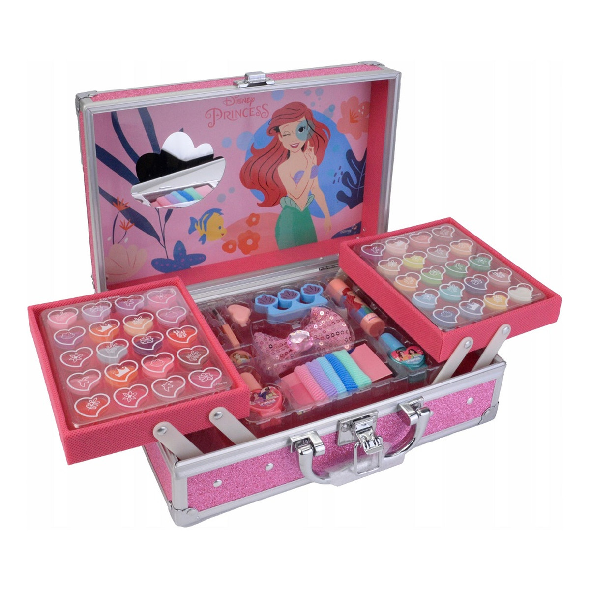 Lip Smacker Disney Princess Makeup Traincase Zestaw kosmetyków w walizce