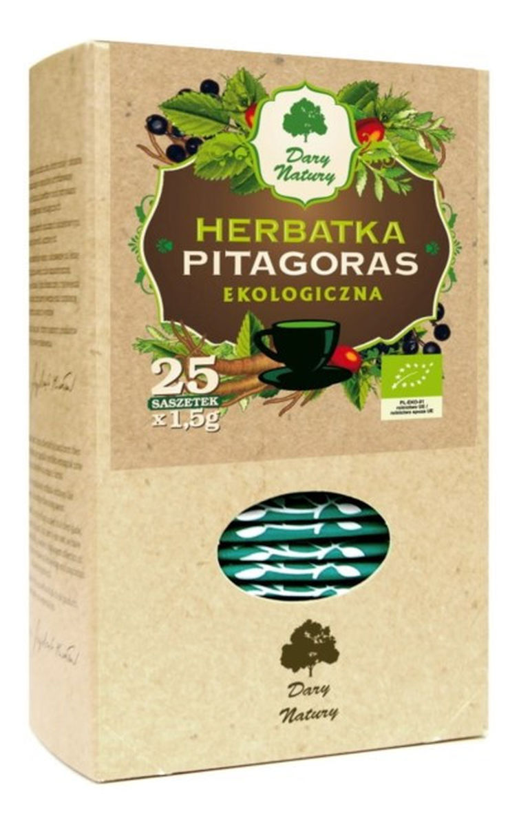 Herbatka Ekologiczna Pitagoras 25x1.5g
