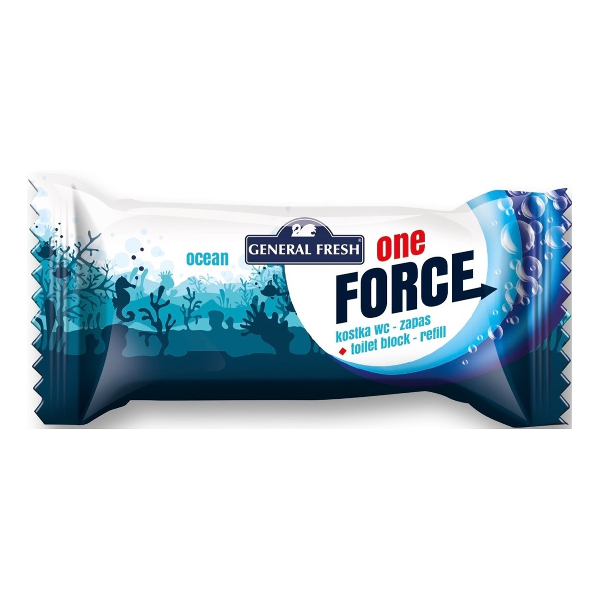 General Fresh One Force wkład do kostki do WC Morski 40g