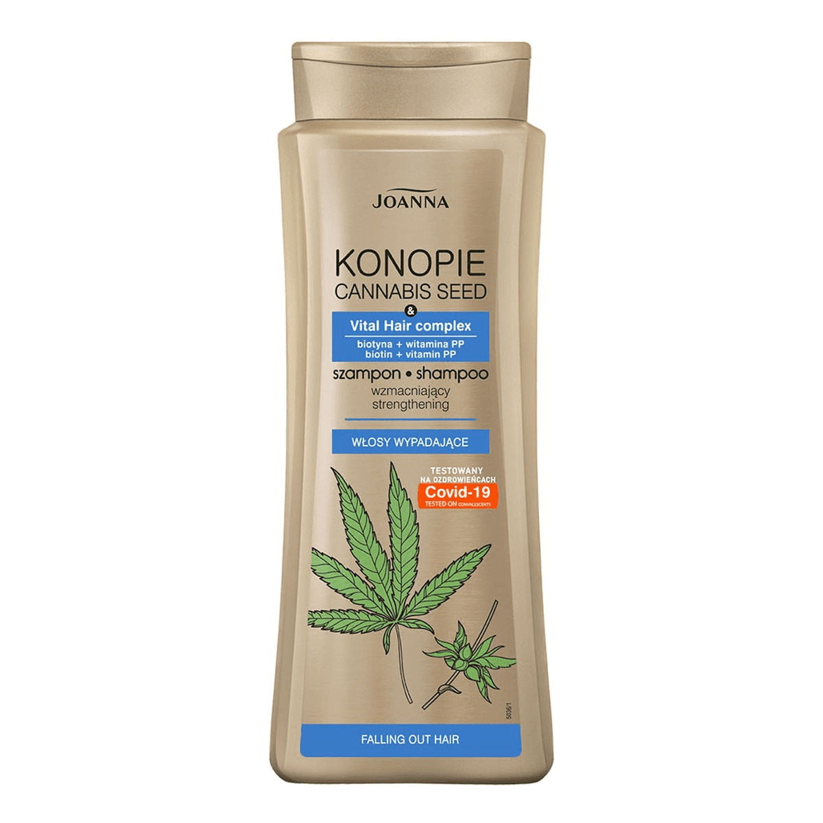Joanna Konopie Szampon wzmacniający do włosów wypadających 400ml