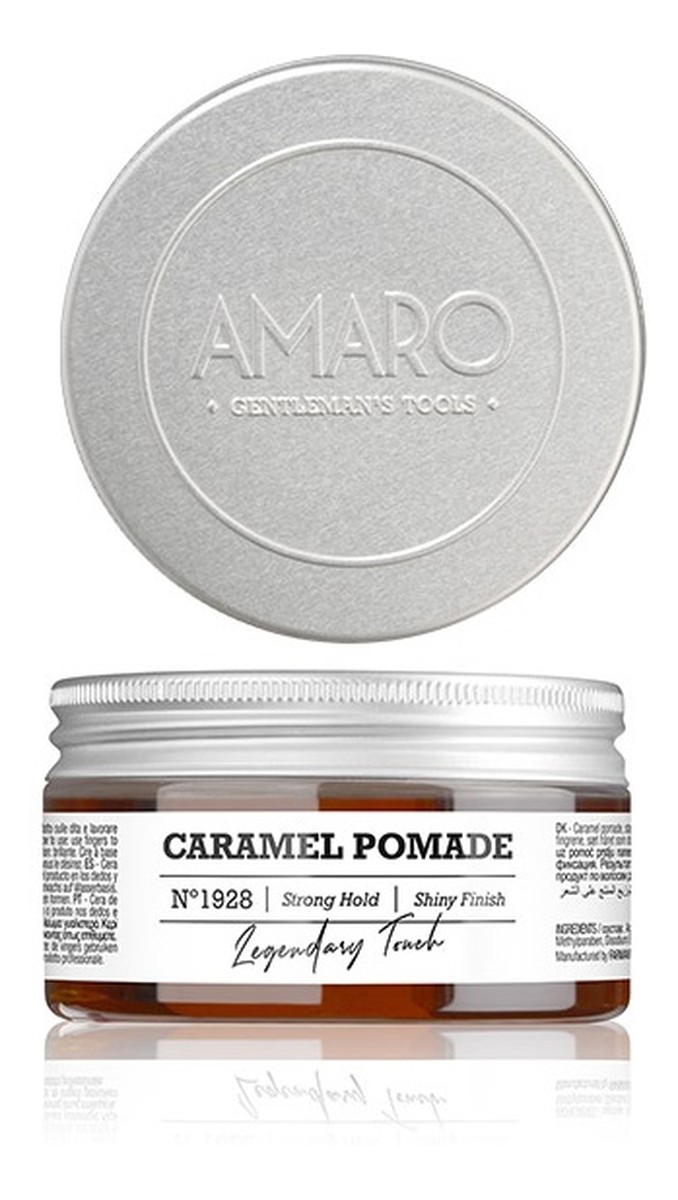 Caramel Pomade Mocno utrwalająca pomada do włosów Strong Hold
