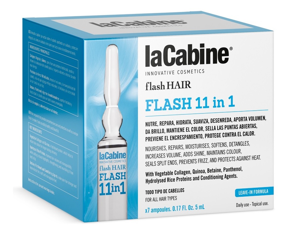 Flash 11 in 1 ampułki do włosów 7x