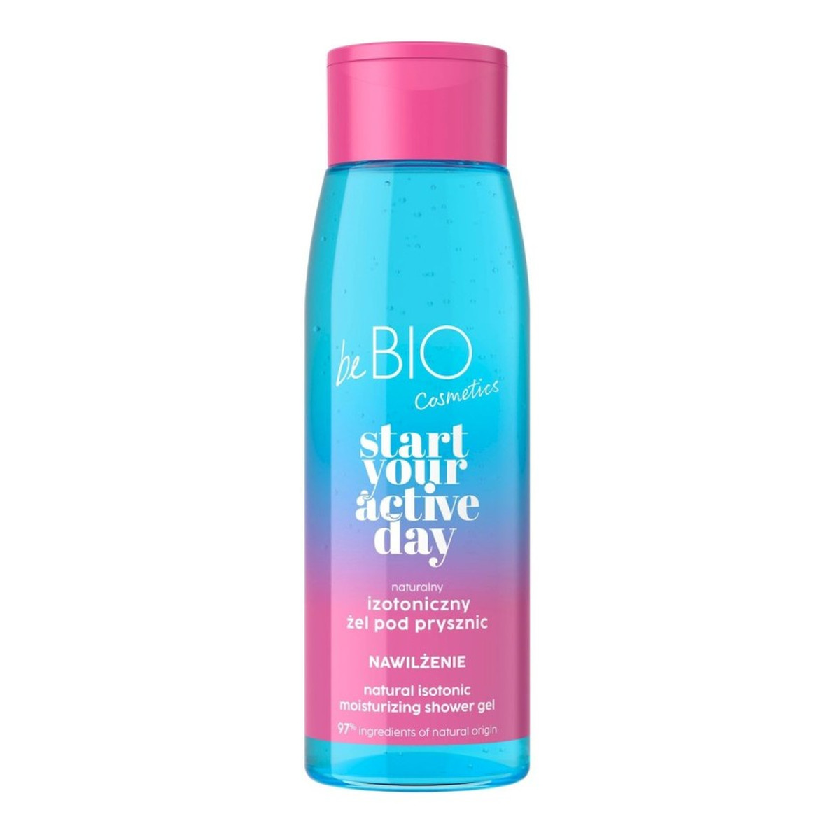 Be Bio Ewa Chodakowska Start Your Active Day Naturalny izotoniczny żel pod prysznic nawilżenie 400ml