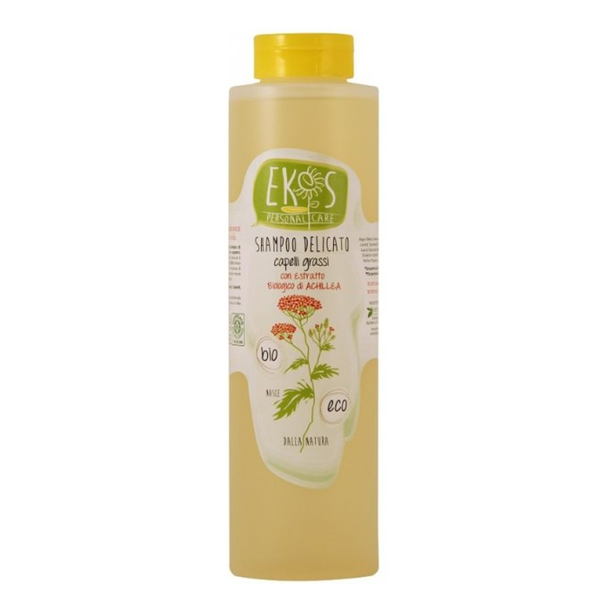 Ekos Szampon Do Włosów Tłustych Z Ekstraktem Z Organicznego Krwawnika 500ml