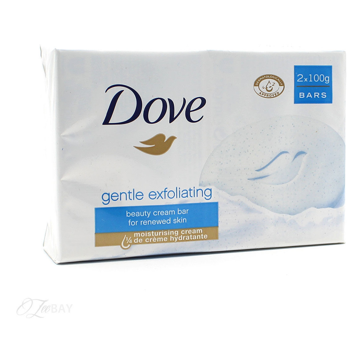 Dove Gentle Exfoliating mydło w kostce 2x100g 200g