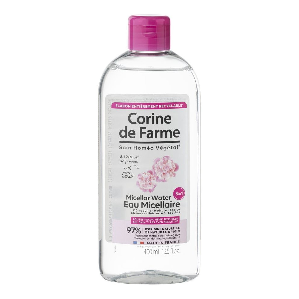 Corine De Farme Płyn micelarny oczyszczający 3w1 400ml