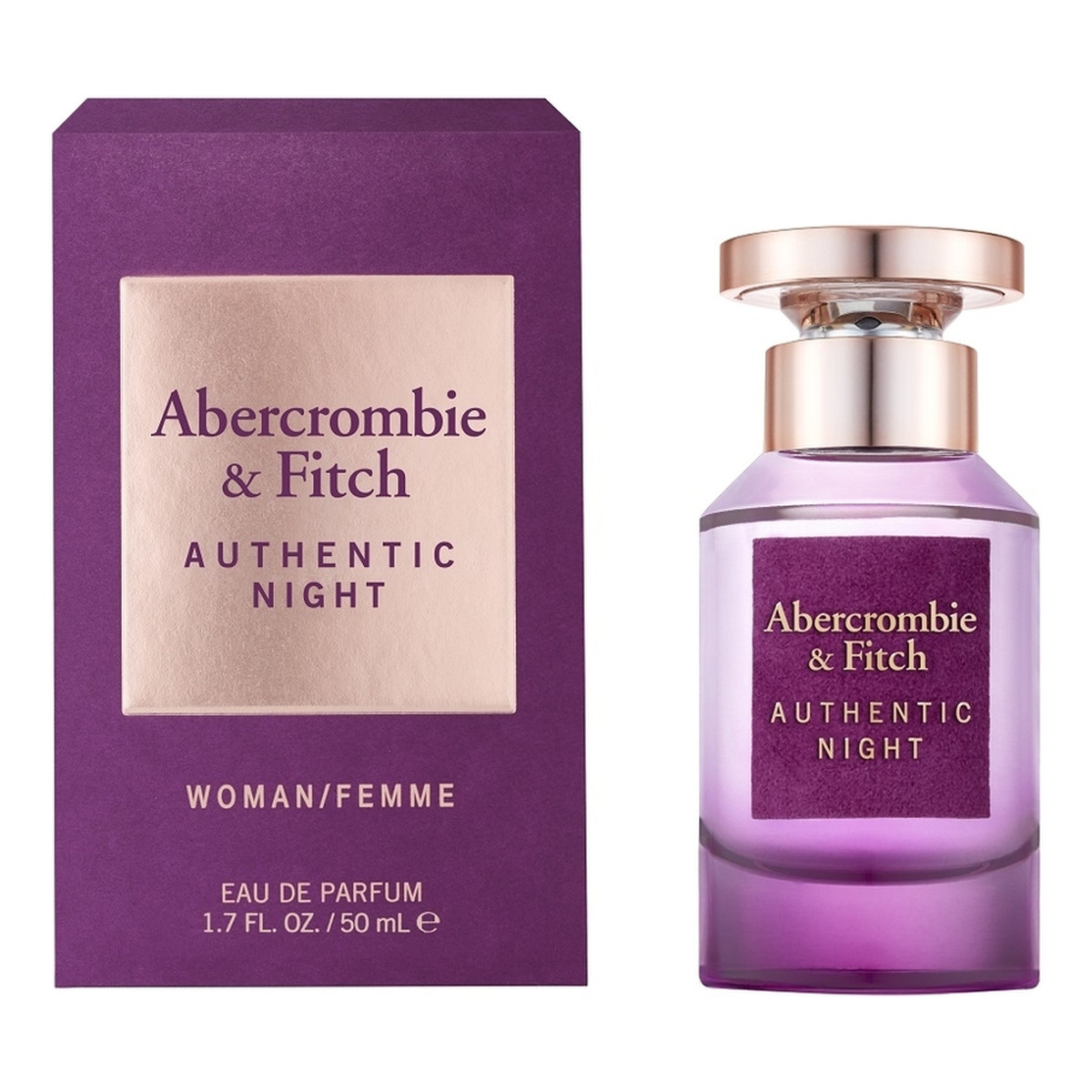 Abercrombie & Fitch Authentic Night Woman Woda perfumowana spray 50ml