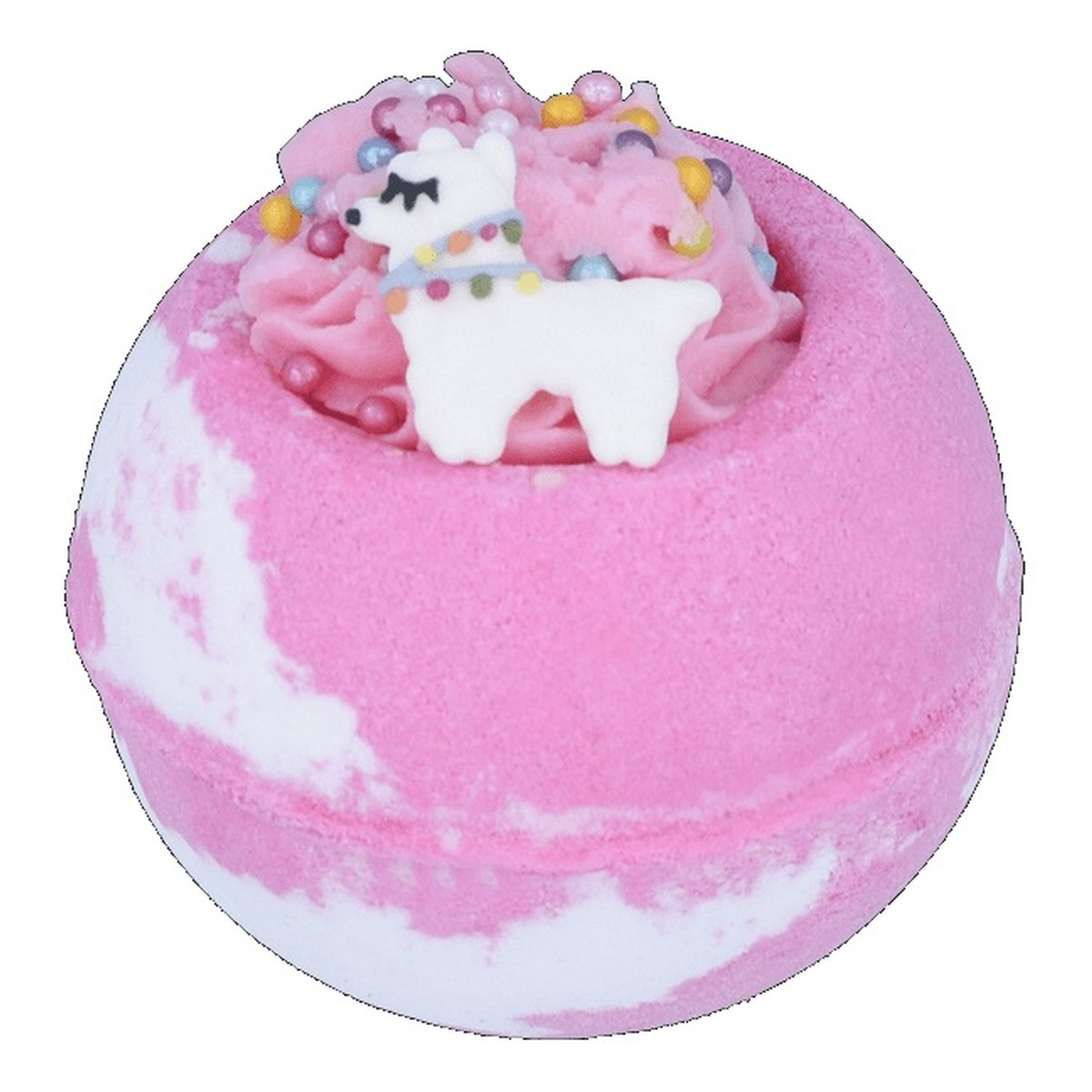 Bomb Cosmetics No Prob-Llama Bath Blaster musująca kula do kąpieli 160g