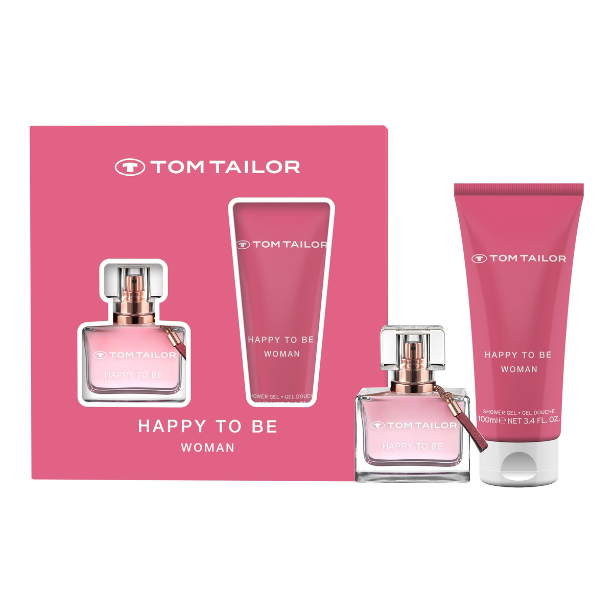 Tom Tailor Happy To Be Zestaw prezentowy woda toaletowa 30ml + żel pod prysznic 100ml