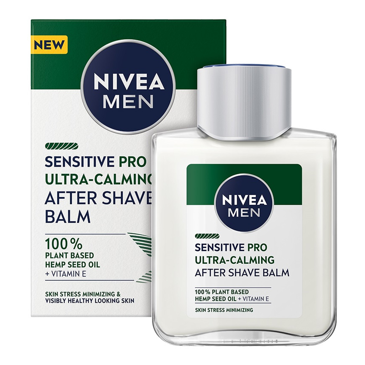 Nivea Men Sensitive Pro Ultra-Calming After Shave Balm łagodzący Balsam po goleniu z olejem z nasion konopnych 100ml