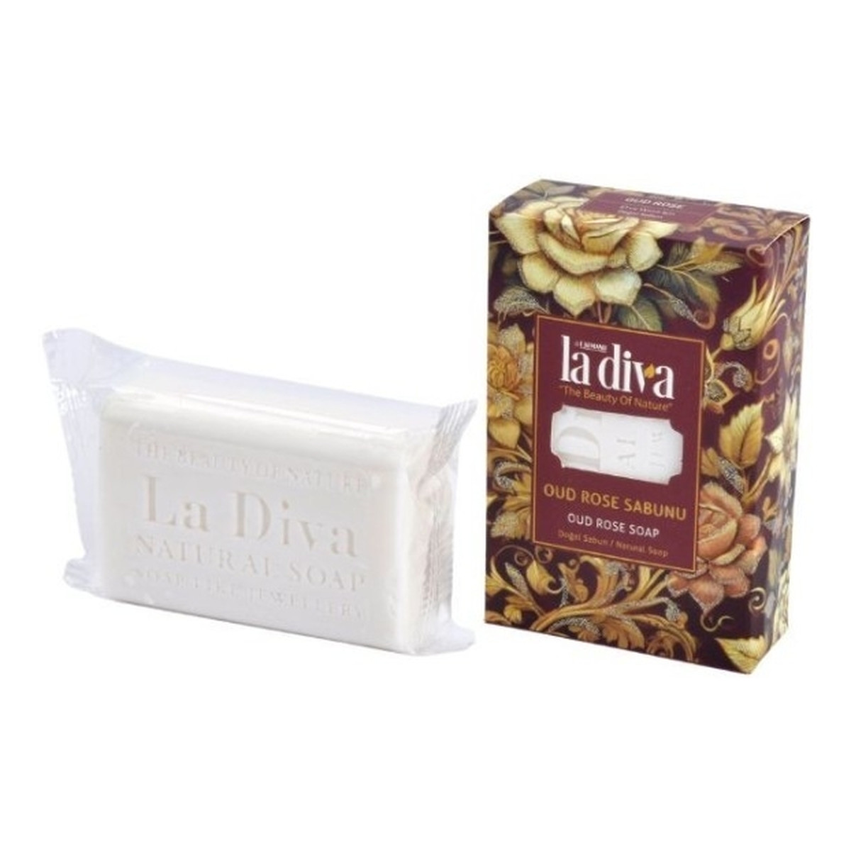 La Diva mydło naturalne Róża Oud 100g