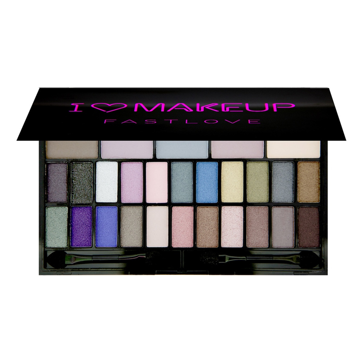 Makeup Revolution I Love Makeup Fast love Paleta Cieni Do Powiek 14g