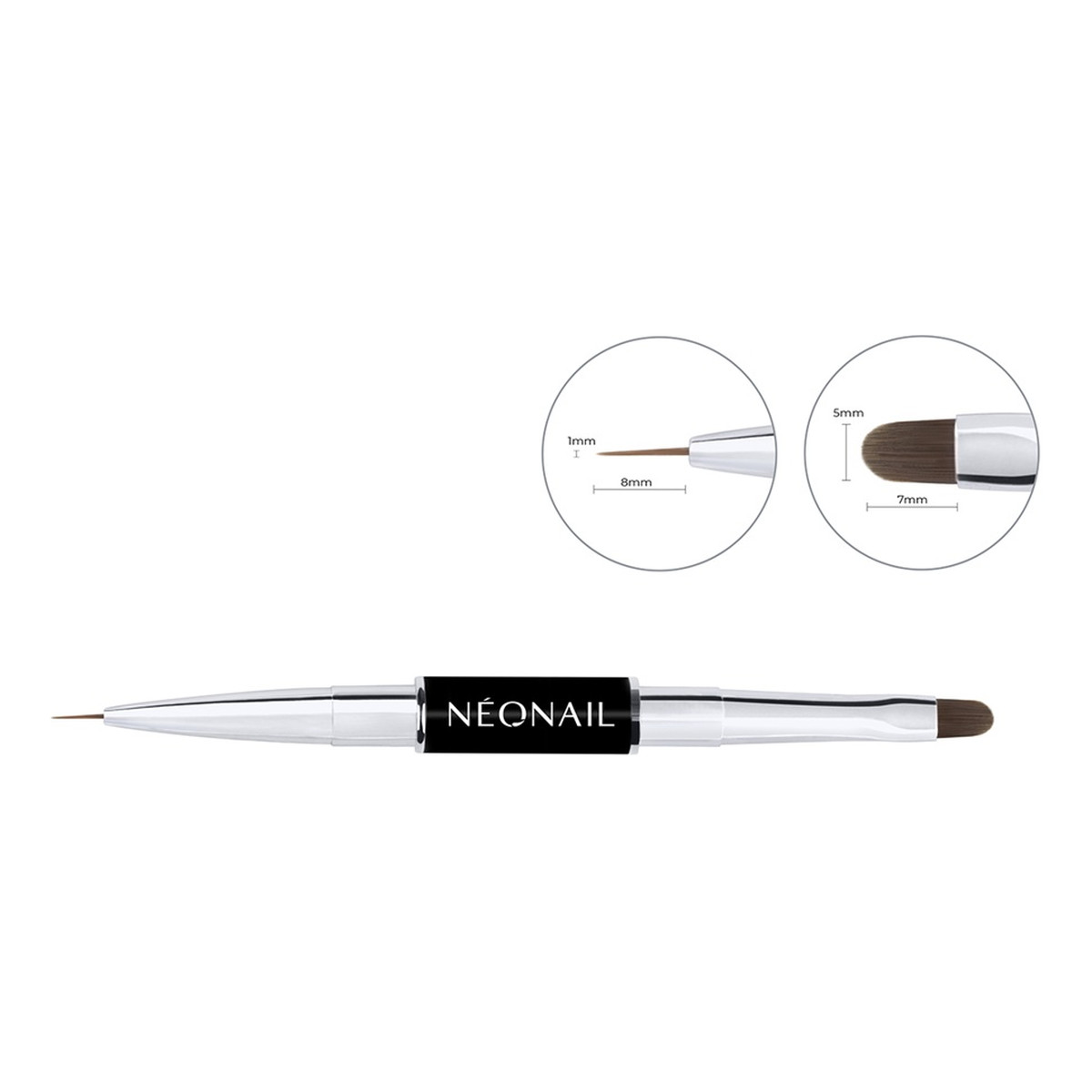 NeoNail Pędzelek do zdobień duo tip