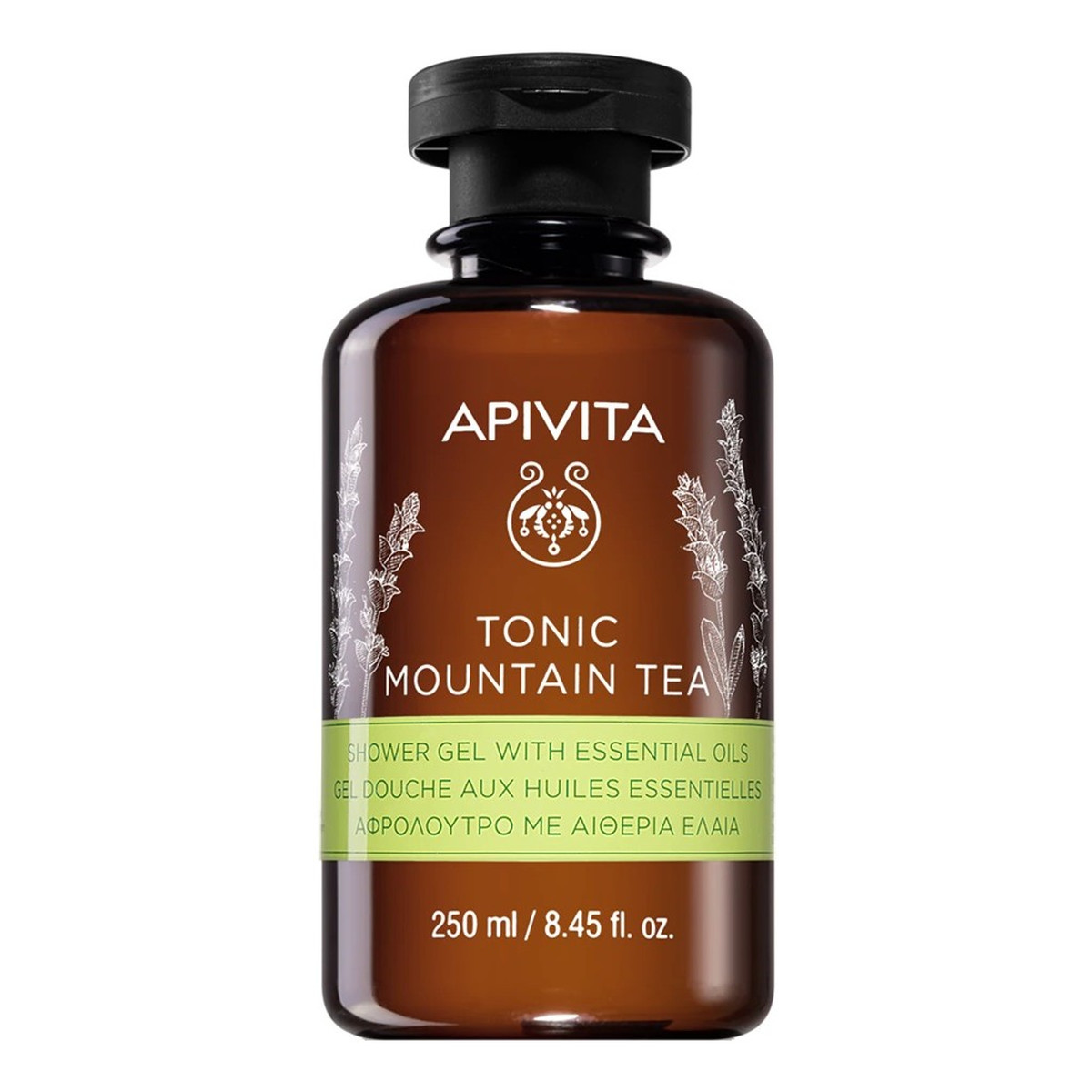 Apivita Tonic Mountain Tea Shower Gel with Essential Oils tonizujący Żel pod prysznic z górską herbatą i olejkami eterycznymi 250ml