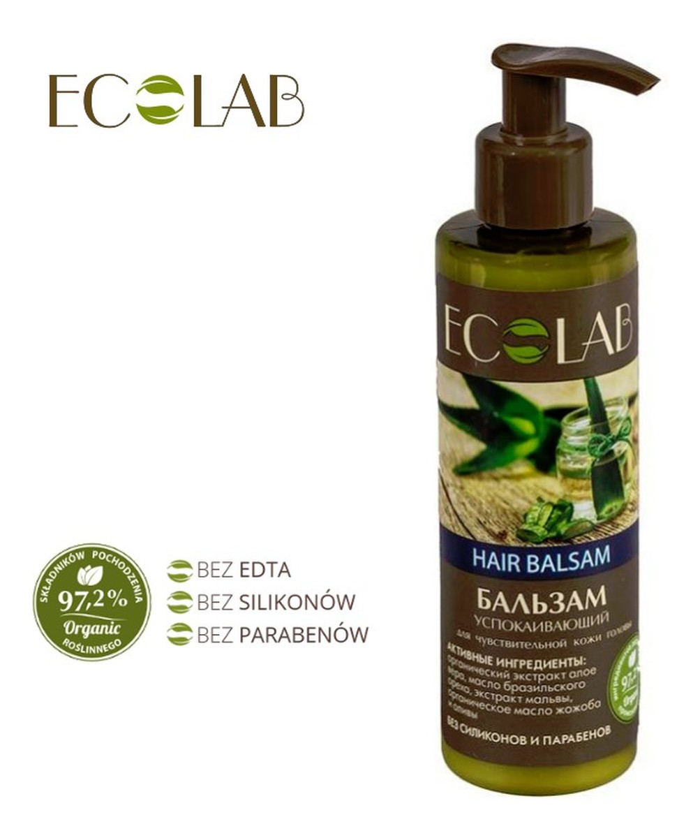 Delikatny balsam do wrażliwej skóry głowy z aloesem