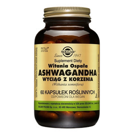 Ashwagandha suplement diety 60 kapsułek